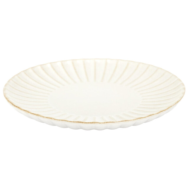 Home Deco Factory Servies 6 persoons 18-delig vlora stoneware aardwerk creme 3047602 large