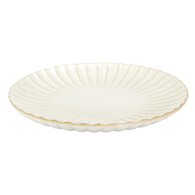 Home Deco Factory Servies 6 persoons 18-delig vlora stoneware aardwerk creme 3047602 large