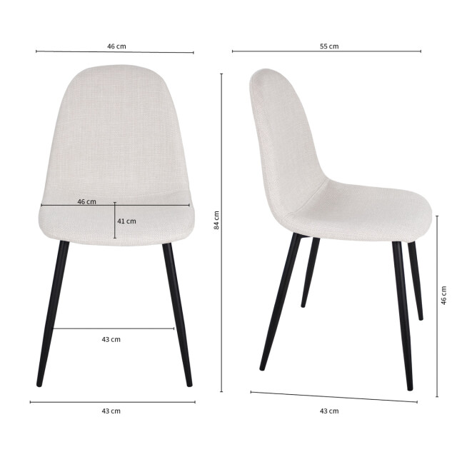 Kick Collection Kick eetkamerstoel noor - 2073654 large