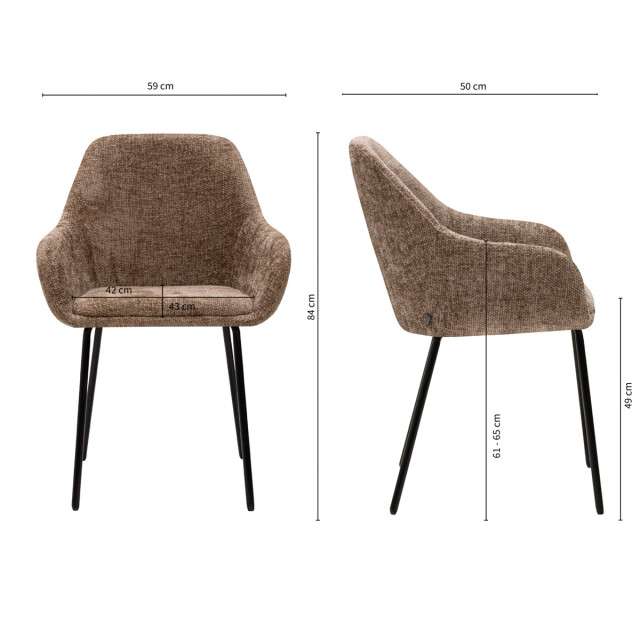 Kick Collection Kick eetkamerstoel odin - 3042470 large