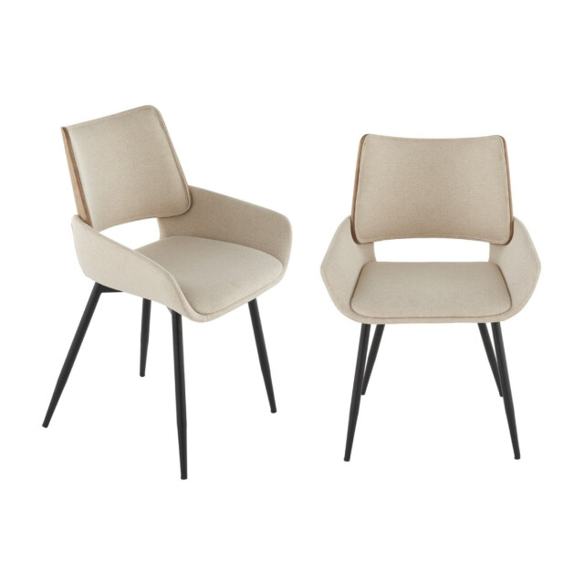 Signature Set van 2 stoelen in stof h81 cm hortense 3066920 large