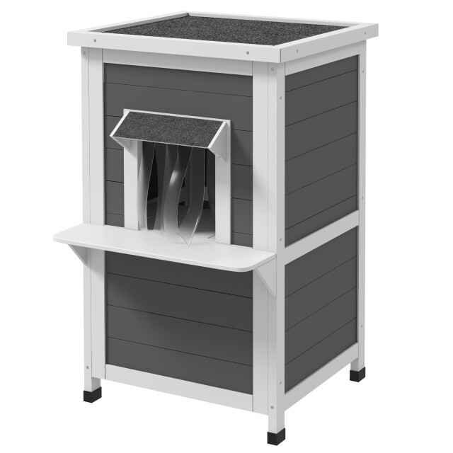 4goodz Kattenhuis 2 verdiepingen 60x60x81 cm - 3252703 large