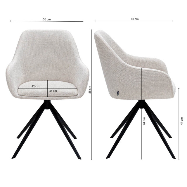 Kick Collection Kick eetkamerstoel mex - 2945065 large