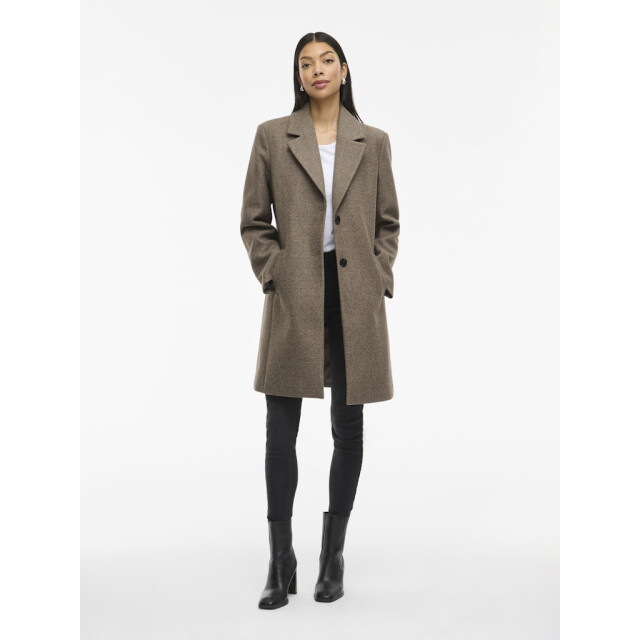 Vila Viclaudia button coat noos zand 4511.04.0010 large