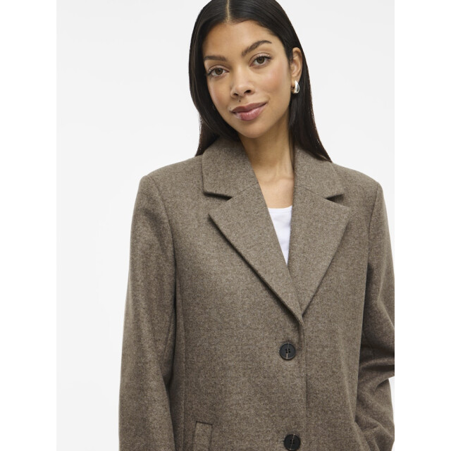 Vila Viclaudia button coat noos zand 4511.04.0010 large