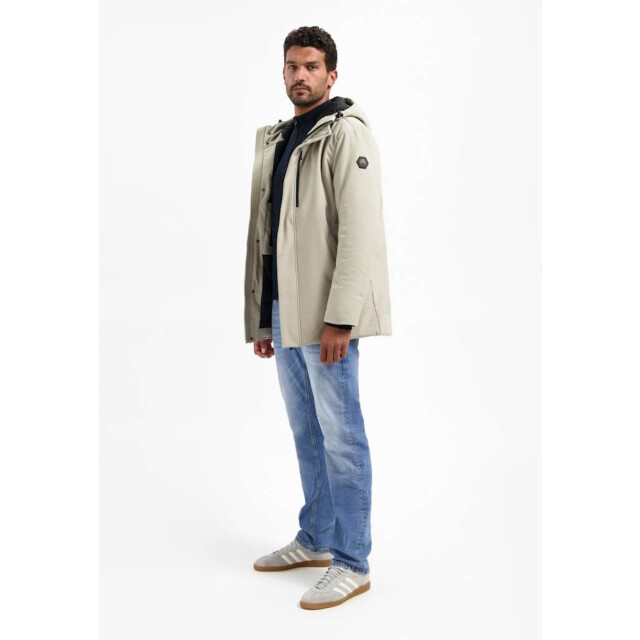 No Excess Jacket long soft shell stone 29630818SN-014 large