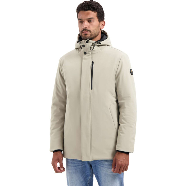 No Excess Jacket long soft shell stone 29630818SN-014 large