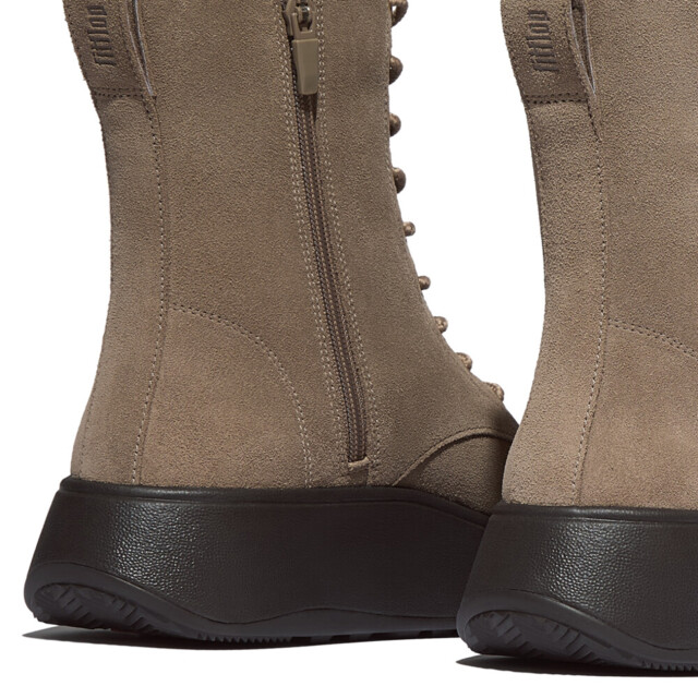 FitFlop F-mode suede lace-up flatform ankle boots E1U large