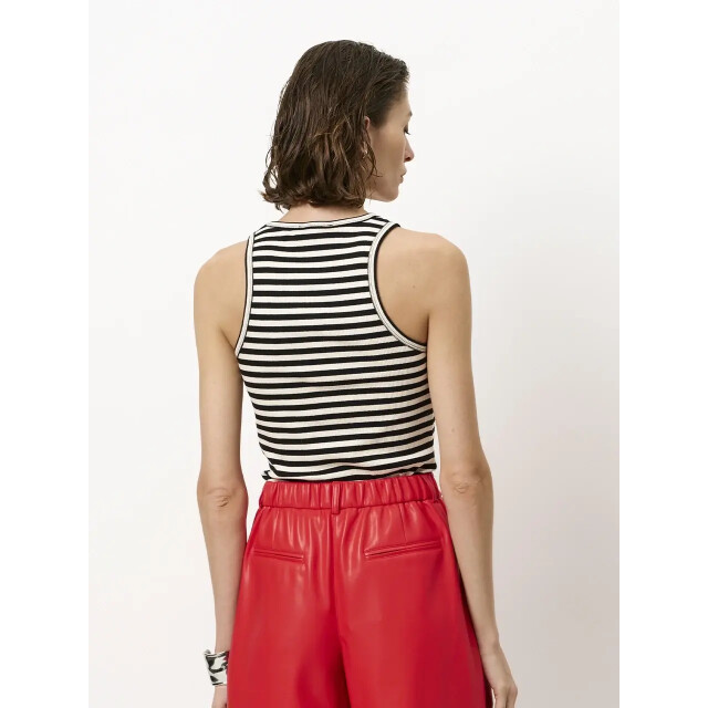 Dante 6 D6 monogram stripe tanktop D6 Monogram Stripe Tanktop/9950 Black Cream large