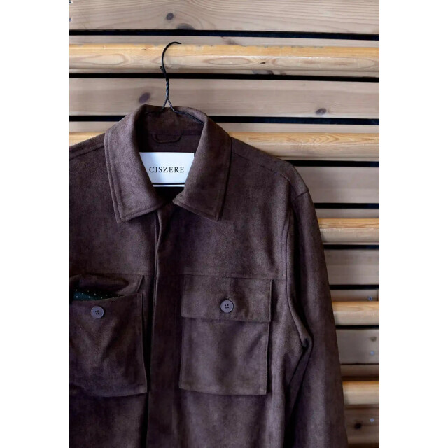 Ciszere Nash vegan suede jacket-50029-065-05-java 50029-065-05 large