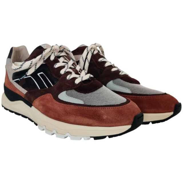 Floris van Bommel 10154-86-02 DE TREENER Sneakers Oranje 10154-86-02 DE TREENER large