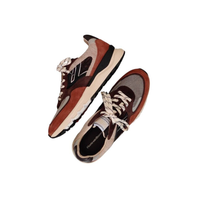 Floris van Bommel 10154-86-02 DE TREENER Sneakers Oranje 10154-86-02 DE TREENER large