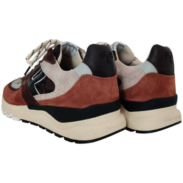 Floris van Bommel 10154-86-02 DE TREENER Sneakers Oranje 10154-86-02 DE TREENER large