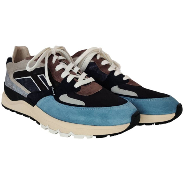 Floris van Bommel 10154-42-03 DE TREENER Sneakers Blauw 10154-42-03 DE TREENER large