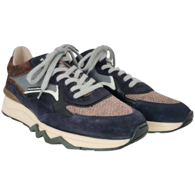 Floris van Bommel 10178-41-01  DE ZAGER Sneakers Blauw 10178-41-01  DE ZAGER large