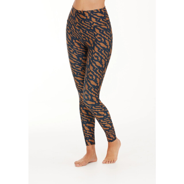 Athlecia windia w printed tights lange trainingslegging dames - 072774_500-42 large