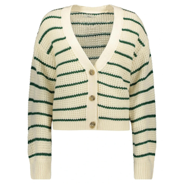 Jacqueline de Yong Ellen l/s v-neck stripe cardigan 15328338 large
