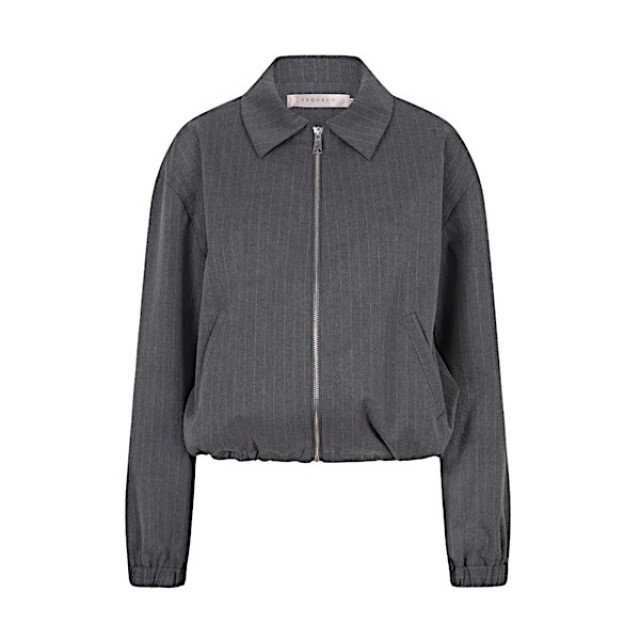 Esqualo Bomber f25-10546 grey melange pinstipe F25-10546 - Grey Melange pinstipe large