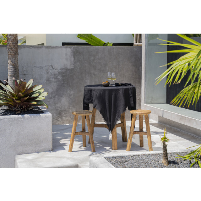 Bazar Bizar The linen tablecloth black 150x250 INMAX002B-150x250 large