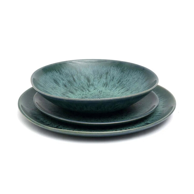 Bazar Bizar The aqua salad plate set of 6 POCE082Bl-SET6 large