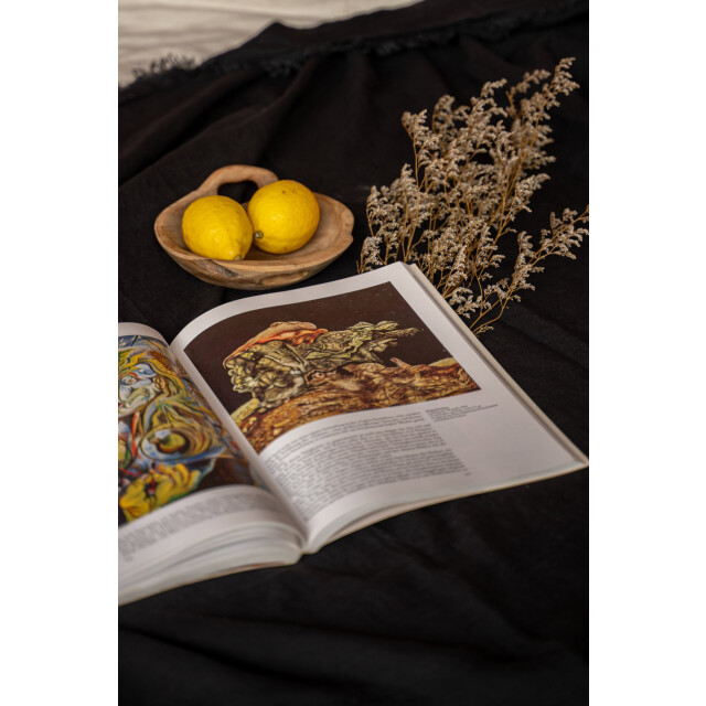 Bazar Bizar The linen tablecloth black 150x200 INMAX002B-150x200 large