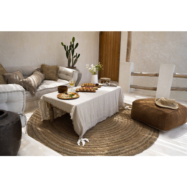 Bazar Bizar The linen tablecloth beige 150x250 INMAX002Be-150x250 large