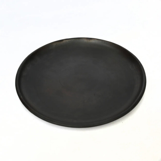 Bazar Bizar The burned classic plate black l JAES009B-L large