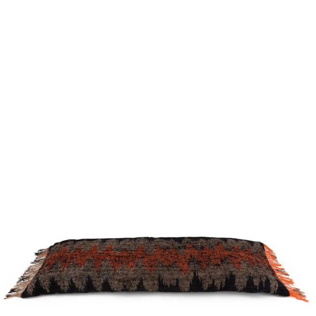 Bazar Bizar The oh my gee cushion cover black orange 35x100 INIE001BOr-35x100 large