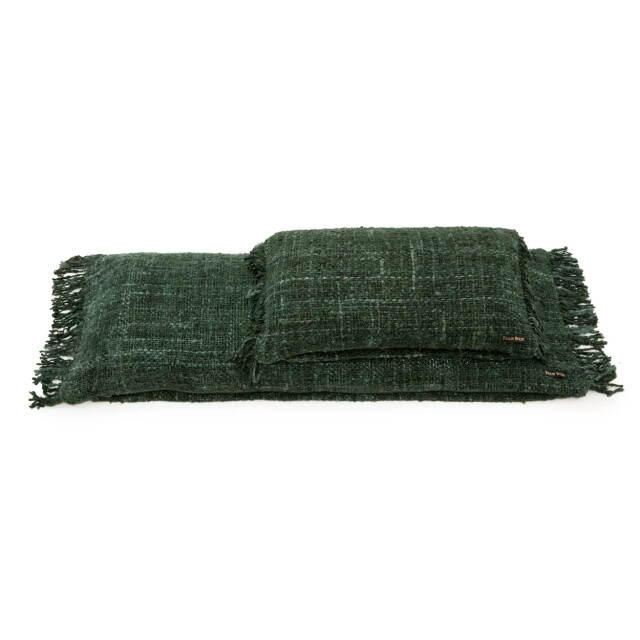 Bazar Bizar The oh my gee cushion cover forest green 30x50 INIE001FG-30x50 large