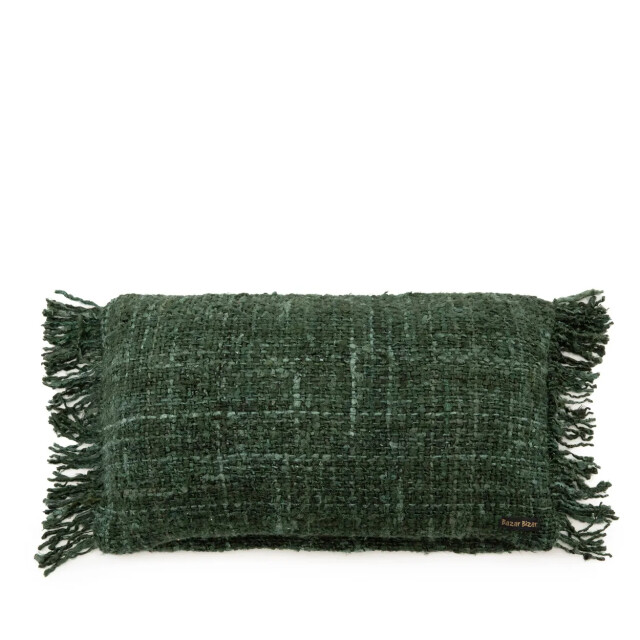 Bazar Bizar The oh my gee cushion cover forest green 30x50 INIE001FG-30x50 large