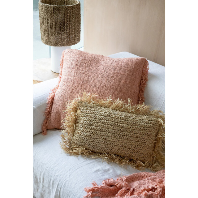 Bazar Bizar The oh my gee cushion cover salmon pink 60x60 INIE001Pi-60x60 large