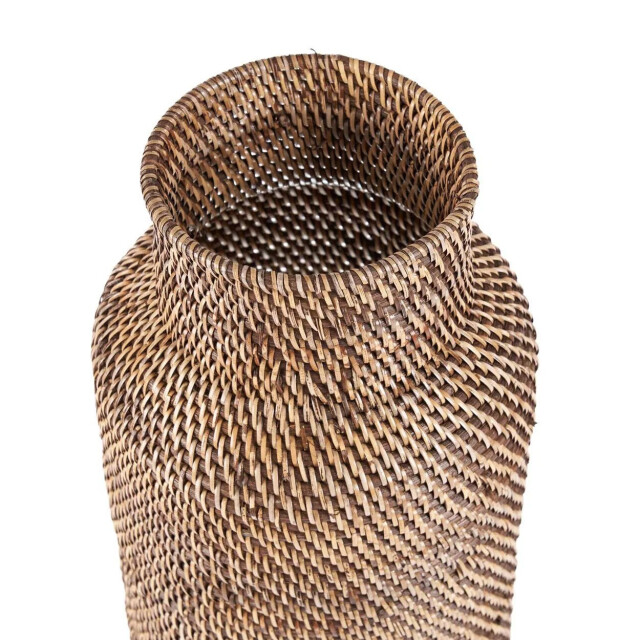 Bazar Bizar The colonial umbrella basket natural brown BAGE016NBr large