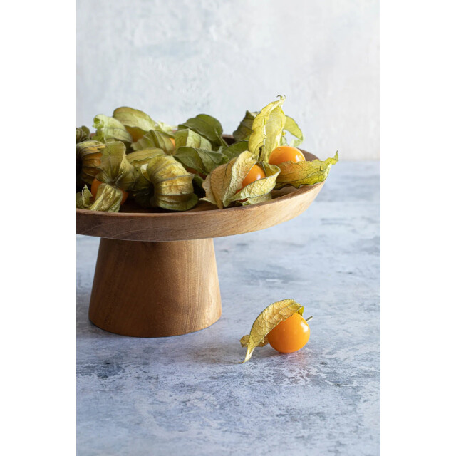 Bazar Bizar The teak root cake dish m BASU400-M large