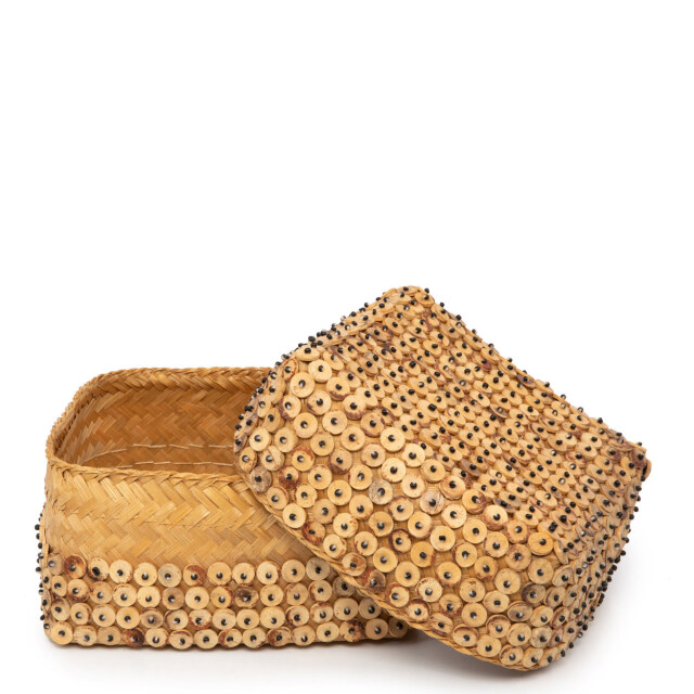 Bazar Bizar The coconut shell basket natural m BA028N-M large