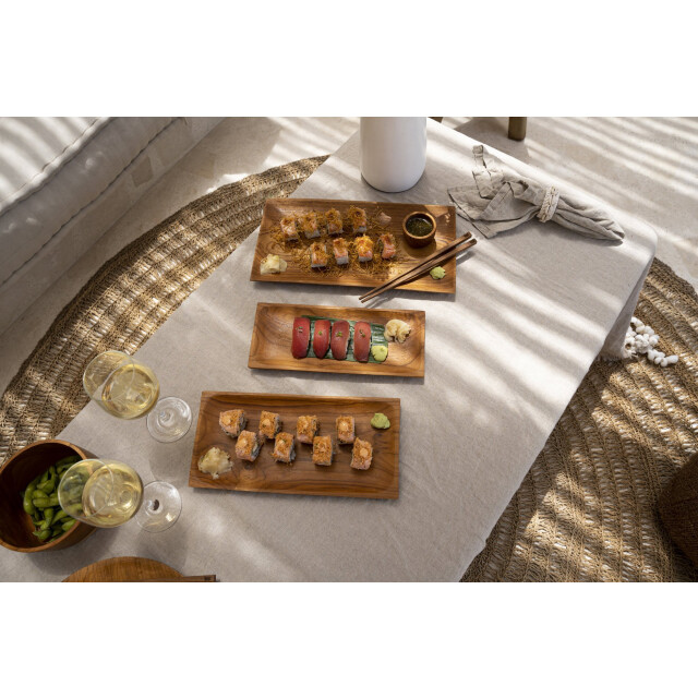 Bazar Bizar The linen tablecloth beige 150x250 INMAX002Be-150x250 large