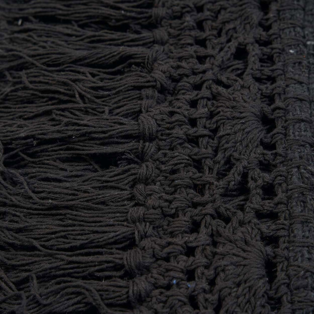 Bazar Bizar The gypsy bed throw black BARI014B large
