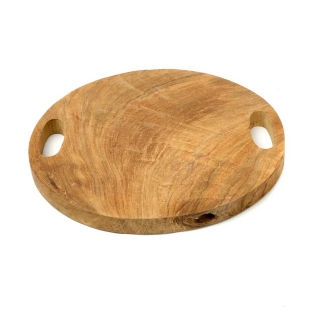 Bazar Bizar The teak root tray natural l JACA021N-L-40 large