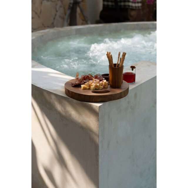 Bazar Bizar The teak root tray natural s JACA021N-S-30 large