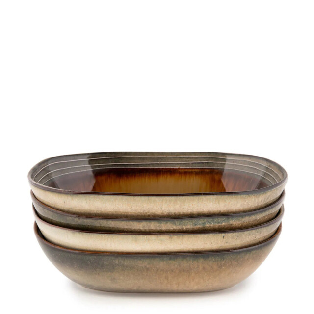 Bazar Bizar The comporta oval bowl l set of 4 POCE027Y-L-SET4 large