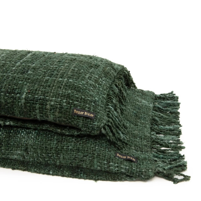 Bazar Bizar The oh my gee cushion cover forest green 30x50 INIE001FG-30x50 large