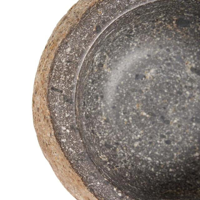 Bazar Bizar The river stone bowl black m JABATU002B-M large