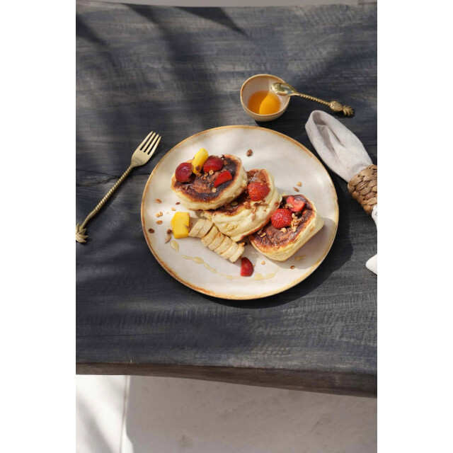 Bazar Bizar The cascais salad plate set of 6 POCE051W-M-SET6 large