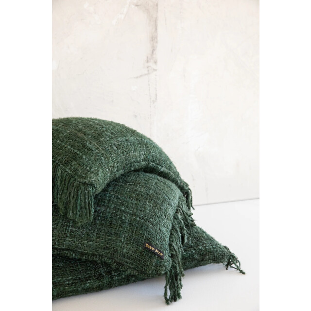 Bazar Bizar The oh my gee cushion cover forest green 30x50 INIE001FG-30x50 large