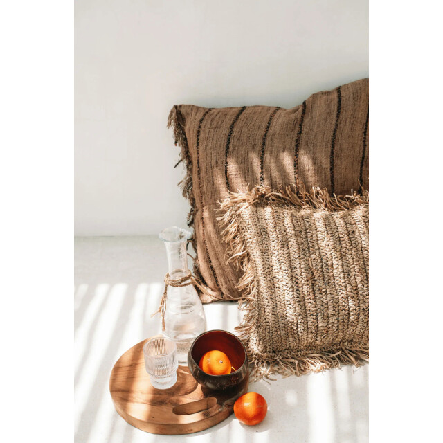 Bazar Bizar The teak root tray natural s JACA021N-S-30 large
