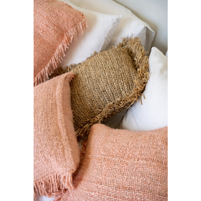 Bazar Bizar The oh my gee cushion cover salmon pink 60x60 INIE001Pi-60x60 large