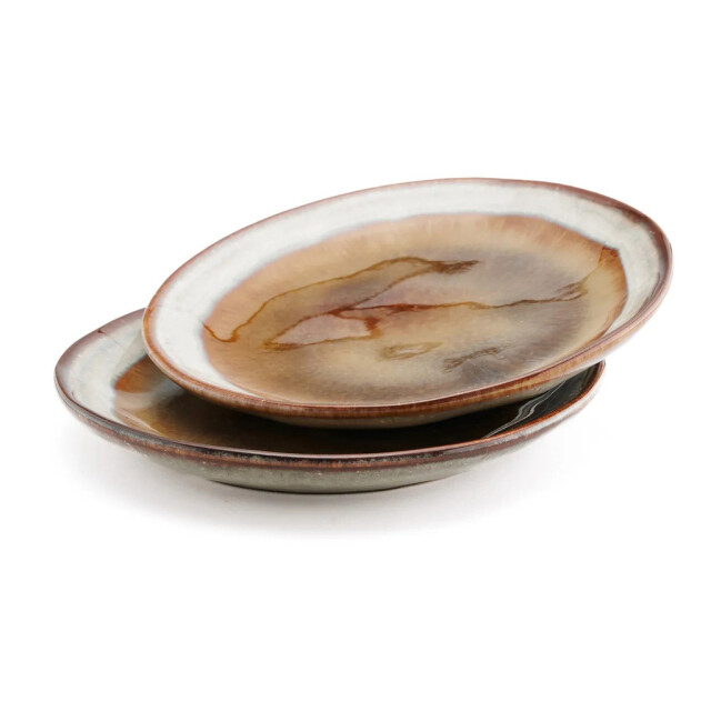 Bazar Bizar The comporta appetizer plate set of 6 POCE048Y-SET6 large