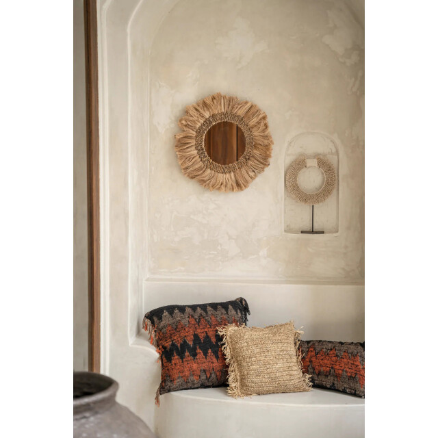 Bazar Bizar The papua shell disc on stand white m BA173W-M large
