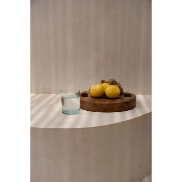 Bazar Bizar The teak root tray natural s JACA021N-S-30 large