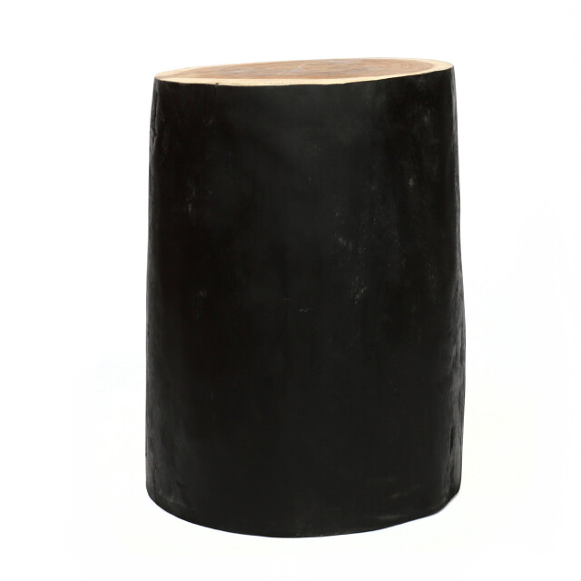 Bazar Bizar The tribe stool natural black JAHU015NB large