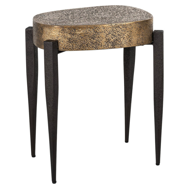 Richmond Interiors Bijzettafel declan (black/gold) 825067 large